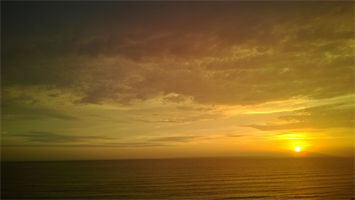 Sunset over the Pacific - Miraflores, Lima, Peru